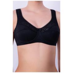 Бюстгальтер Lauma Cotton Classic, размер 105B, black
