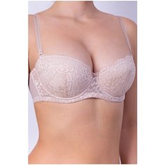 Бюстгальтер Lauma Everyday, размер 85B, серебристый пион