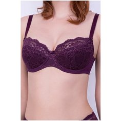 Бюстгальтер Lauma, размер 90D, красный виноград