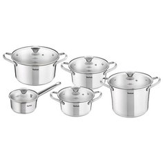 Набор посуды Tefal Simpleo B907SA74 10 пр. серебристый