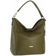 Сумка хобо DAVID JONES, искусственная замша, khaki