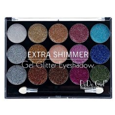DoDo Girl Палетка теней Extra Shimmer Gel Glitter 01