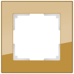Рамка 1п WerkelWL01-Frame-01, бронзовый