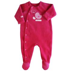 Комбинезон Наша мама, размер 62, малиновый