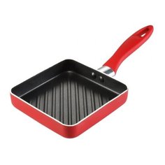 Сковорода-гриль Tescoma Presto Mini 594003, 12х12 см, красный