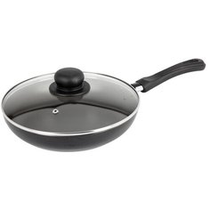 Сковорода Flonal Black and silver, 22 см, с крышкой, черный
