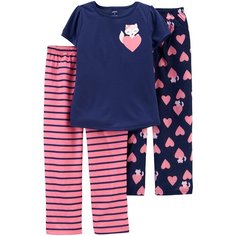 Пижама Carters размер 7, розовый/синий Carters