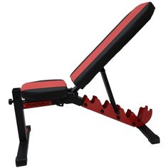 Скамья SportLim Orion 100509/100469 черный/красный