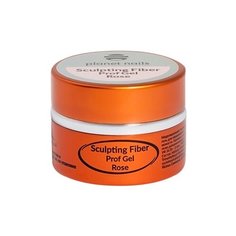 Гель planet nails Sculpting Fiber Prof Gel моделирующий, 5 г прозрачно-розовый