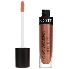 Note Блеск для губ Long Wearing Lipgloss стойкий, 24 bronze code
