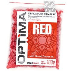 Depiltouch Пленочный воск OPTIMA RED в гранулах 100 г