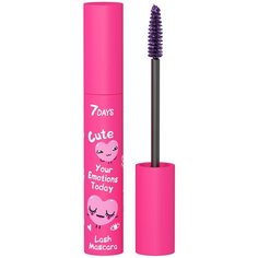 7DAYS Тушь для ресниц Your Emotions Today Cute, 203 purple
