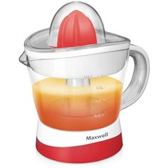 Соковыжималка Maxwell MW-1109, белый/красный