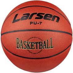 Баскетбольный мяч Larsen PU7, р. 7 оранжевый