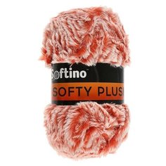 Пряжа Softino Softy plush, 100 г, 65 м, жженый апельсин