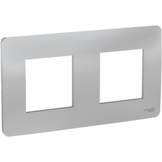 Рамка 4п Schneider ElectricNU200430, алюминиевый