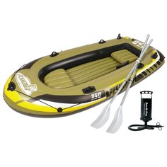 Надувная лодка Jilong Fishman 350set JL007209-1N зелено-черный