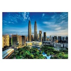 Цветной Картина по номерам "Башни близнецы. Куала Лумпур" 40х50 см (GX5690)