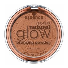 Essence Бронзирующая пудра Sun Club Natural Glow Bronzing Powder 01 Теплый тон
