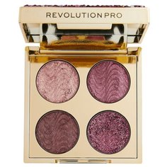 REVOLUTION Палетка теней Crystal Eye Quad Pink Topaz