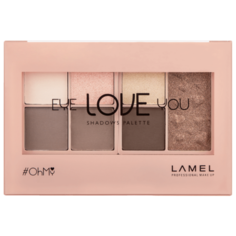 Lamel Professional Палетка теней Oh My Eye Love You 401