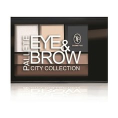 TF Cosmetics Палетка теней для глаз и бровей Eye & Brow Palette City Collection 01