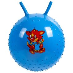 Детский массажный гимнастический мяч, цвет: синий Bradex