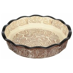 Форма для запекания и сервировки круглая MILLIMI, 22х4,5см, шоколад