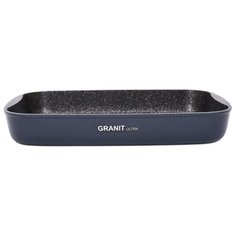Противень Kukmara пгг01а литой 33,5*22*5,5см. АП, Granit ultra blue
