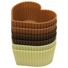 Форма для выпечки 6 кексов Maestro силиконовая MR-1057