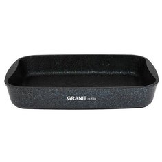 Противень Kukmara Granit ultra original пго01а литой 33,5*22*5,5см. антипригарное покрытие