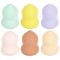 Спонж ЮНИLOOK для нанесения тональной основы, латекс, 4,5x3,5см 3 шт