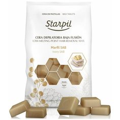 Воск для депиляции STARPIL слоновая кость/Cera Marfil 1000 г