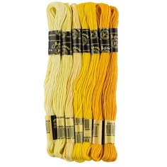 Нитки мулине для вышивания "Цветик-Семицветик" 7х10м., набор №1. Gamma