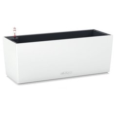 Кашпо LECHUZA Balconera Color 50, с автополивом, 50 x 19 x 19 см белый