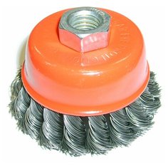 Щетка чашка для УШМ витая 65мм М14 Skrab 35401