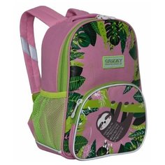 Рюкзак детский Grizzly, для девочек 5-6 лет, розовый