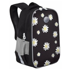 Рюкзак школьный Grizzly RG-065-2, для девочек,черный