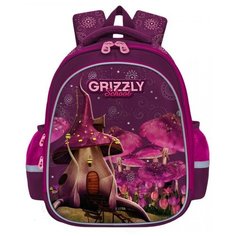 Рюкзак школьный Grizzly RAz-086-7 /1 фиолетовый
