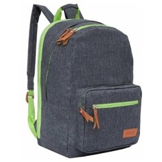 Рюкзак молодежный Grizzly RU-928-1 для подростков, мужской, серый