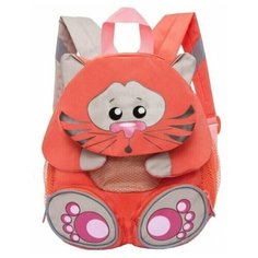 Рюкзак детский Grizzly, для девочек и мальчиков 3-4 года, Кот