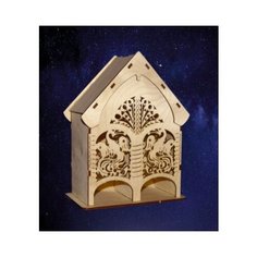 Заготовка из дерева "Чайный домик "Жар-птица", средний, 22х9х19 см Рукоделие