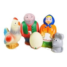 Набор резиновых игрушек "Курочка Ряба и золотое яичко" Кудесники