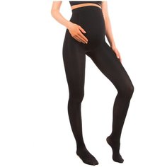 Колготки Euromama 150 den микрофибра черные для беременных (4)