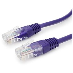 Патч-корд UTP Cablexpert PP12-1.5M/V кат.5e, 1.5 м, литой, многожильный (фиолетовый)