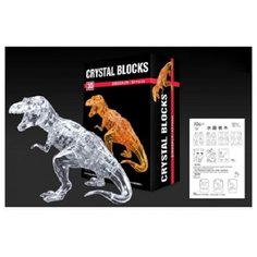Конструктор пластиковый 3D пазл "Тиранозавр", 50 деталей Рыжий кот