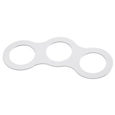 Рамка декоративная Novotech "Metis", 284x125x2 мм, цвет: белый