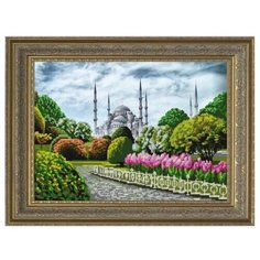 Схема для вышивания бисером "Голубая мечеть", 29х39 см Рукоделие