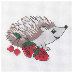 Набор для вышивания на канве с рисунком "Ежик с ягодами", арт. 501135 Василиса