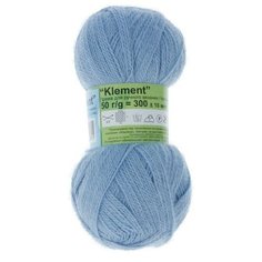 Пряжа Alpina "KLEMENT" 80% альпака, 20% мериносовая шерсть №10 голубой - 4 мотка по 50 г